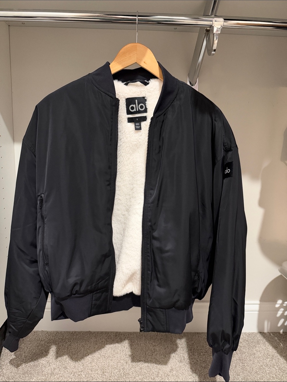 All Faux Fur Urbanite Bomber. Small. Like new.
